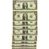 Image 1 : USA 1988 $1, Lot of 9 crisp UNC examples,
