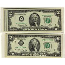 USA 1976 $2 replacement (3) and 1976 regular issues (15)