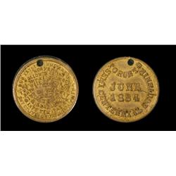 Leroux 1822  Obv,:  Toronto semi centennial souvenir, june 1