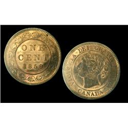 1859 DP#2 1¢ ICCS MS64 Red.  Wow! Wow! An amazing Victoria L