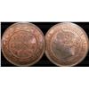 Image 1 : THE FINEST KNOWN!  1859 8/9  ICCS MS65 Red,  95% RED.  A fab