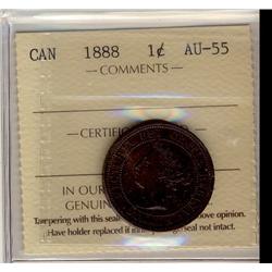 1888 1¢ ICCS AU55.