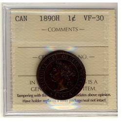 1890H 1c ICCS VF-30