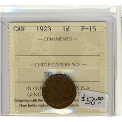 1923  1¢ ICCS F15