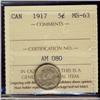 Image 1 : 1917 5¢ ICCS MS63.