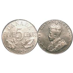 1925 5¢ PCGS MS64. Very rare in this top condition