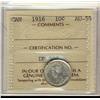 Image 1 : 1916 10¢ ICCS AU55.