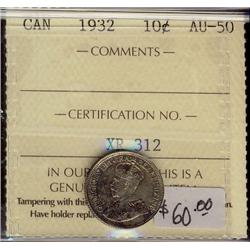 1932  10¢ ICCS AU50