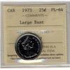 Image 1 : 1973 25¢ Large Bust PL64