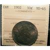 Image 1 : 1902 50¢ ICCS MS65.  Amazing example with great lustre and g