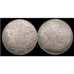 1910 "Victorian leaves" 50¢ ICCS MS-63 attractive toning ove