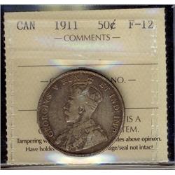 1911 50¢ ICCS F12.