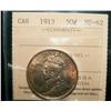Image 1 : 1913 50¢ ICCS MS62. Scarce in mintstate