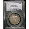Image 1 : 1946 Design in "6" 50¢ PCGS AU-58  Lightly toned with lots o