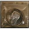 Image 1 : 1952 "Water lines" $1 ICCS MS-65 PQ+ Lightly toned with full