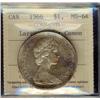 Image 1 : 1966 $1 ICCS MS64.
