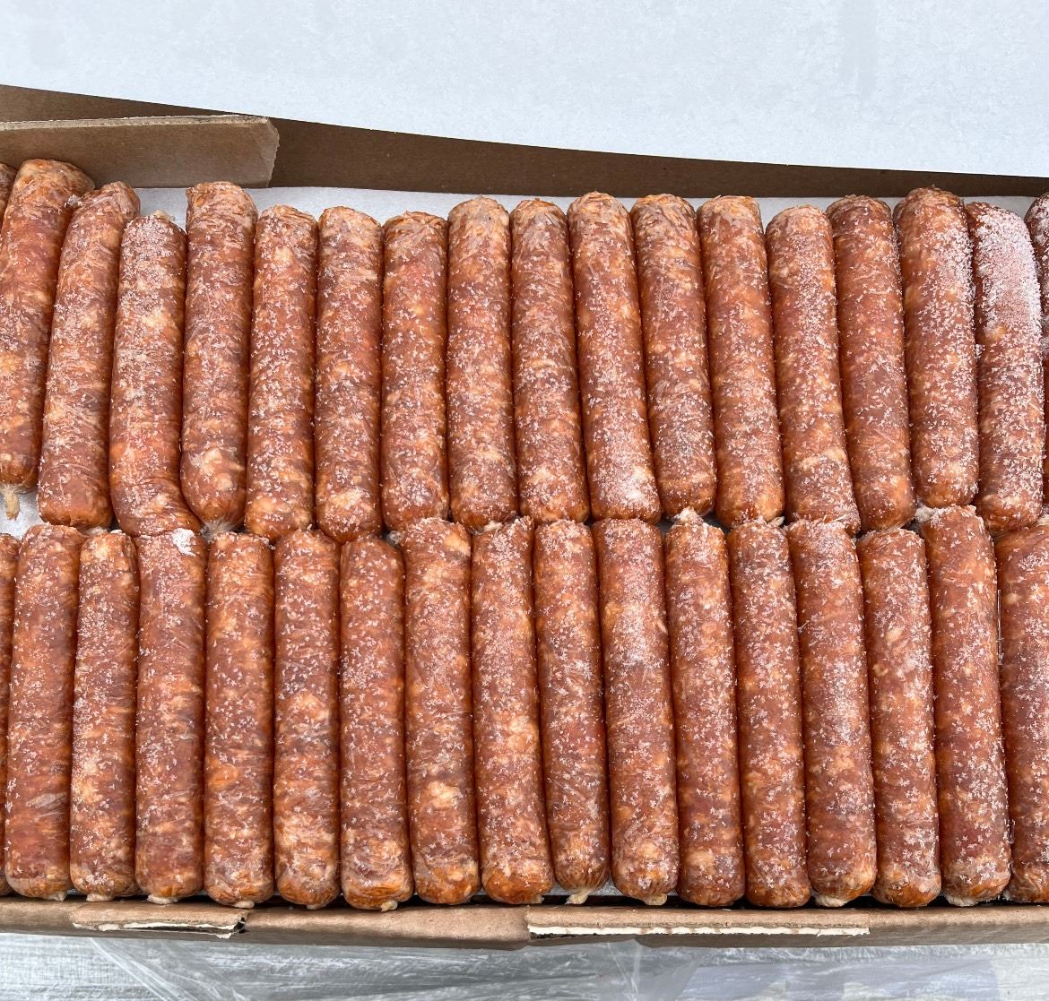 SAUSAGE/BREAKFAST Olymel Beef and Pork Breakfast Sausages (5 kg) per