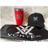 Image 1 : 20 oz Yeti DSC Tumbler, Nylon Vortex Carry Bag w/ Drawstring, & Vortex Ball Cap Combo