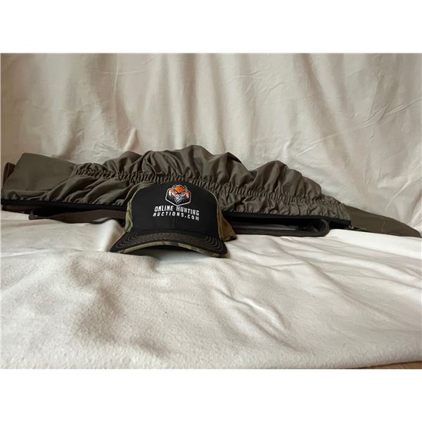 SOLO HNTR Mtn Lite Rifle Cover (Stone Color) & Online Hunting Auctions Ball Cap Combo