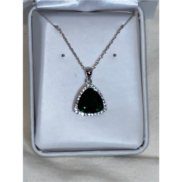 Helenite Sterling Silver Necklace