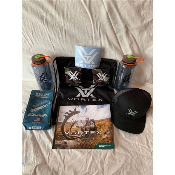 Black Rifle Silencer Smooth Coffee & Vortex Combo (Water Bottles, Ball Cap, Nylon Carry Bag, etc)