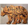 Image 1 : Decorative Bear Shaped  "A Grumpy Ol Bear & his HONEY live here"  Wall Plaque