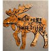 Image 1 : Decorative Moose Shaped "No Braggin' Til You're Draggin' " Wall Plaque