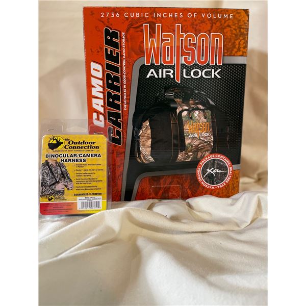 Watson Mini Camo Carrier & Outdoor Connections Binocular/Camera Harness Combo