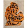 Image 1 : Decorative Michigan Shaped Wall Art / plaque "Our Home"
