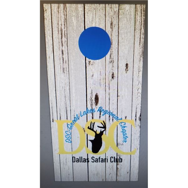 Tournament Grade DSC Great Lakes Chapter Cornhole Set w/ 8 Bags