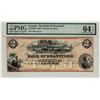 Image 1 : Bank of Brantford, 1859 $2 CH-40-12-04R. PMG UNC64EPQ.