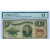 Image 1 : DC-10 1882 $4 139849 PMG F12 Rare note! Minor tear