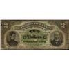 Image 1 : DC-11 1887 $2 S/N 301024 CCCS VG-8 (Tiny piece missing at up
