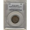 Image 1 : Nfld 1896 "Large 96" 20¢ PCGS AU50, nicely toned.  Rare vari
