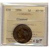 Image 1 : 1896  1¢ ICCS AU50 Cln