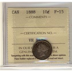 1888 10¢ ICCS F15,