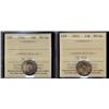 Image 1 : 10¢ 1942 & 1943 ICCS MS64.  Lot of two coins both ICCS MS64 