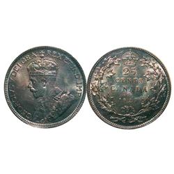 1927 25¢ ICCS MS64. Tough date in Choice Uncirculated