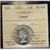 Image 1 : 1963 25¢ ICCS MS64 Cam.