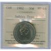 Image 1 : 1982 50¢ Sm Bds Type 2  ICCS MS65. Scarce!