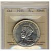 Image 1 : 1935 $1 ICCS MS65.  PQ example with spectacular eye appeal.