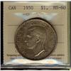 Image 1 : 1950  $1 ICCS MS60 Toned