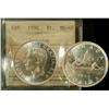 Image 1 : 1950 $1 Arnprior ICCS MS65, fully brilliant and lustrous.  A