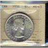 Image 1 : 1958 $1 ICCS MS65. Scarce! Flashy example