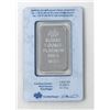 Image 2 : 1 Oz. .9995 Platinum Pamp Suisse Certified Bar