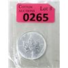 Image 1 : 1 Oz .9999 Silver 2006 Canadian Maple Leaf Coin