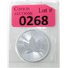 Image 1 : 1 Oz .9999 Silver 2021 Canadian Maple Leaf Coin