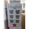 Image 1 : 7 Boxes of 7 New 6.5" Black Plastic Plant Pots