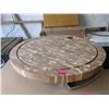 Image 1 : New 30" Diameter Butcher Block Table Top