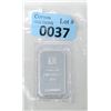 Image 1 : 1 Oz. .999 Silver TD Bank Investor Bar